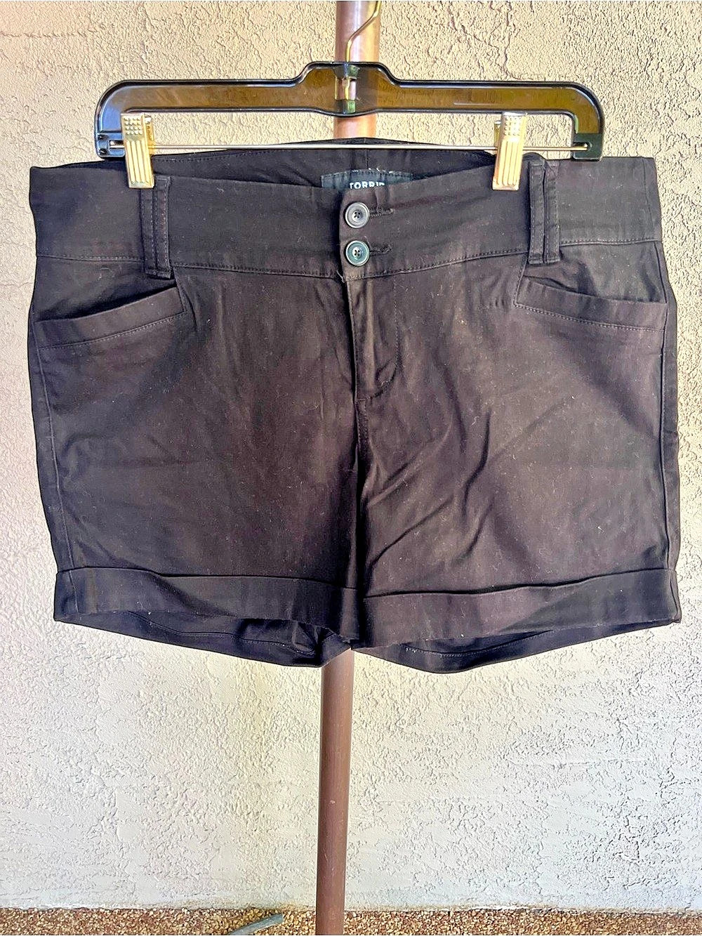 3 for $25 Torrid Women's Black Cargo Shorts Size 14